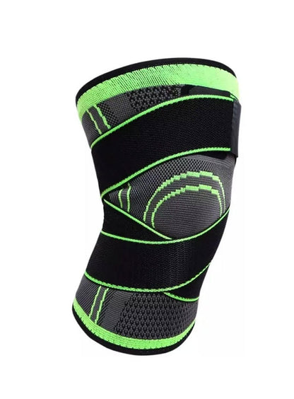 Rodillera Cinta Ajustable Verde Negra