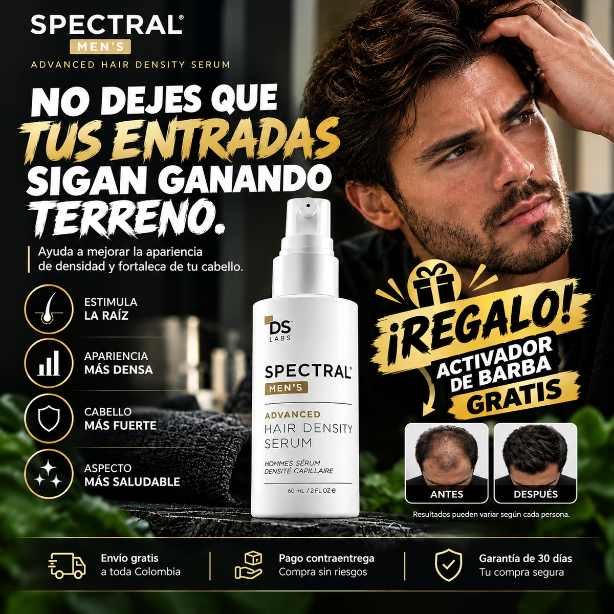 Recupera Tu Densidad Capilar Con Spectral Premium 🔥