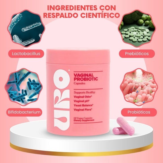URO VAGINAL PROBIÓTICO: Recupera tu equilibrio íntimo y vuelve a sentirte segura