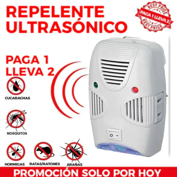 Repelente Ultrasónico® - ¡Protección Natural para tu Familia!